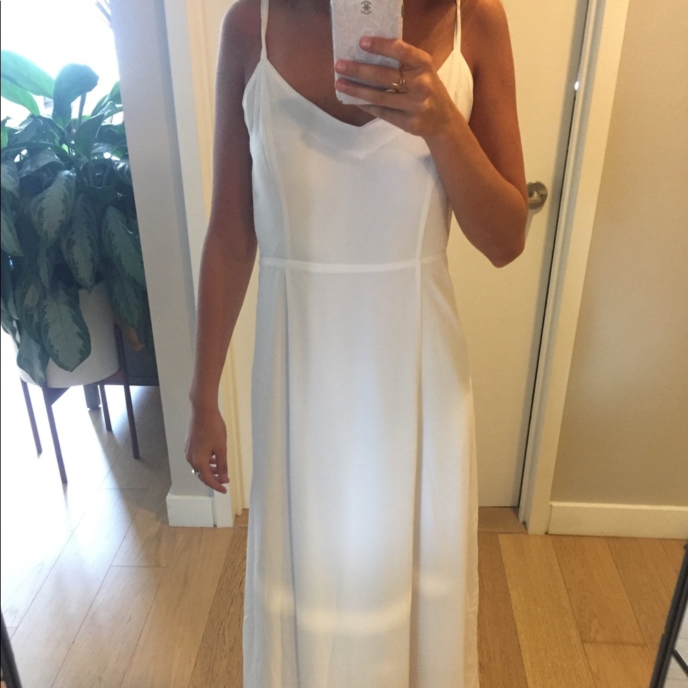 Long white dress