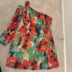 Cold Shoulder / One Shoulder loose fitting dress