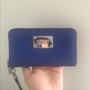 Michael Kors Royal Blue wristlet