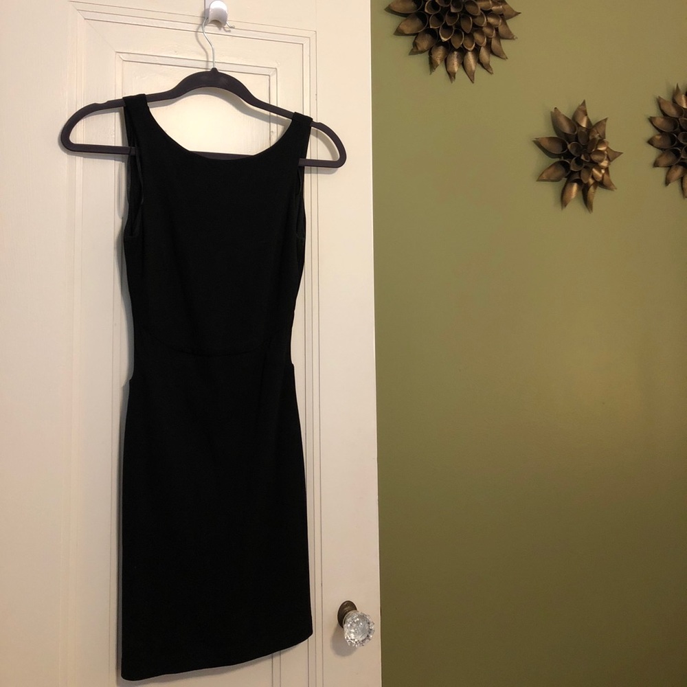 Zara simple black dress