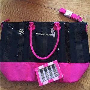 VS Tote with sample perfume