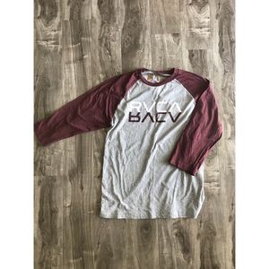 RVCA men's 3/4 sleeve shirt