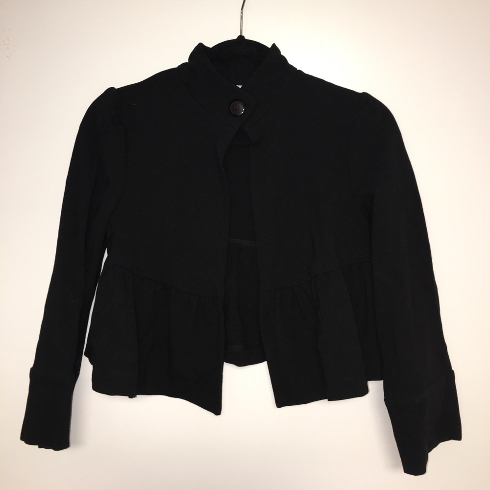Diane von Furstenberg Cropped Peplum Blazer