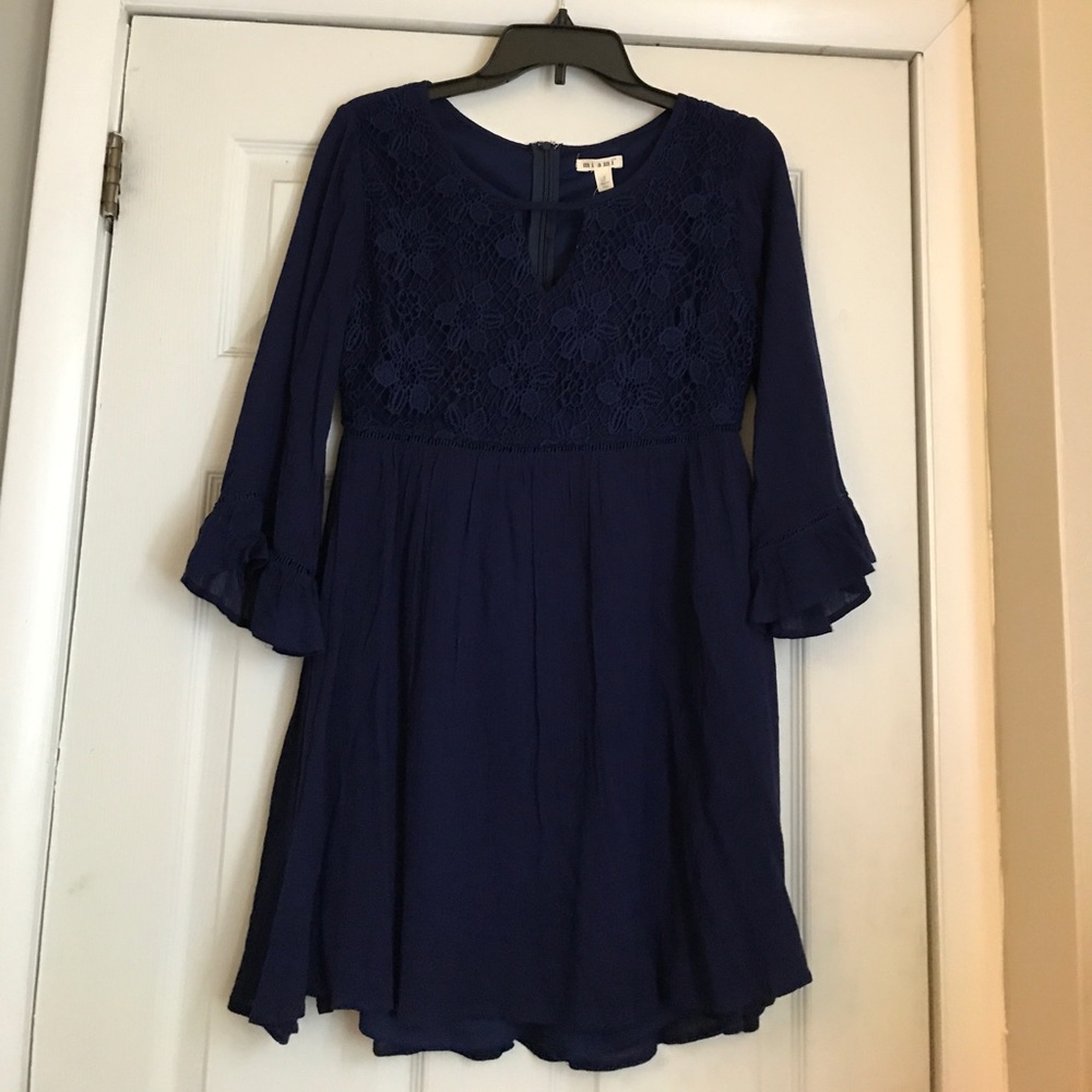 Navy blue dress