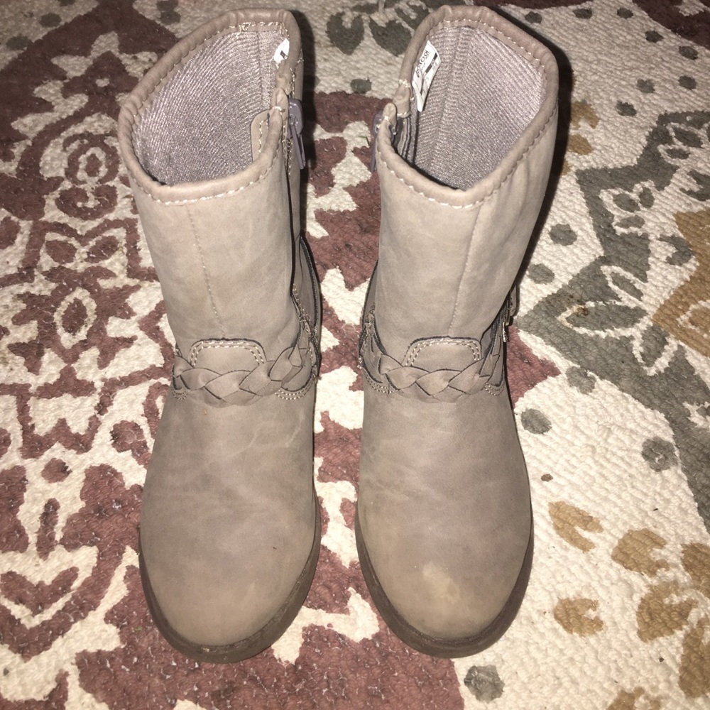 Kids Gray tall boots