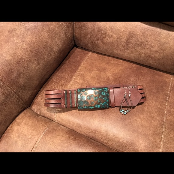 🌲Streets AHead Leather Belt/Buckle🌲super 😎 - Picture 3 of 8