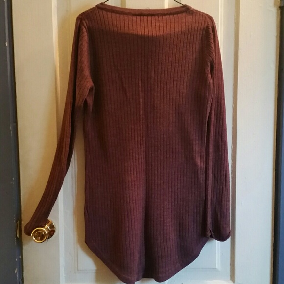 Deep purple long sleeve shirt - Picture 2 of 4