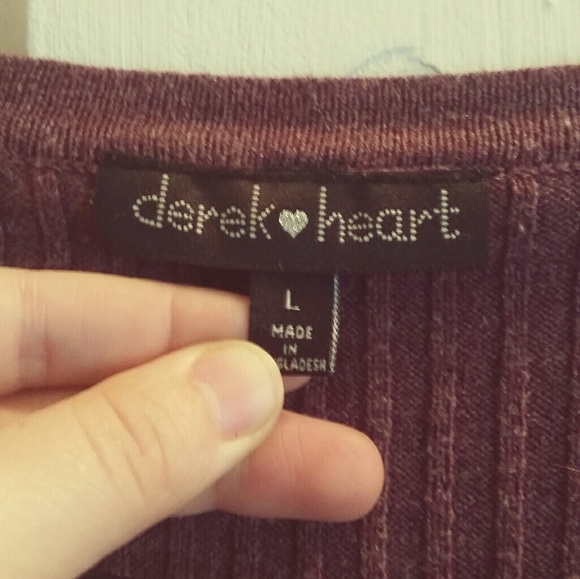 Deep purple long sleeve shirt - Picture 3 of 4