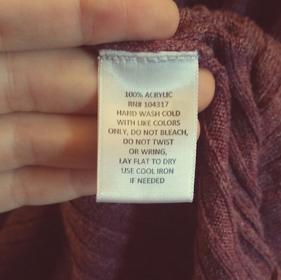 Deep purple long sleeve shirt - Picture 4 of 4