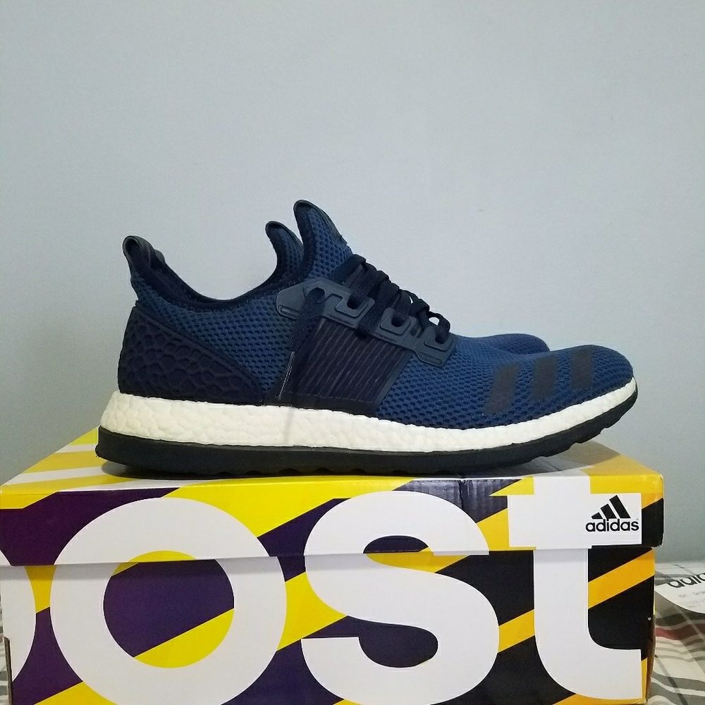 Adidas Pureboost ZG Blue (Boost Running shoes)