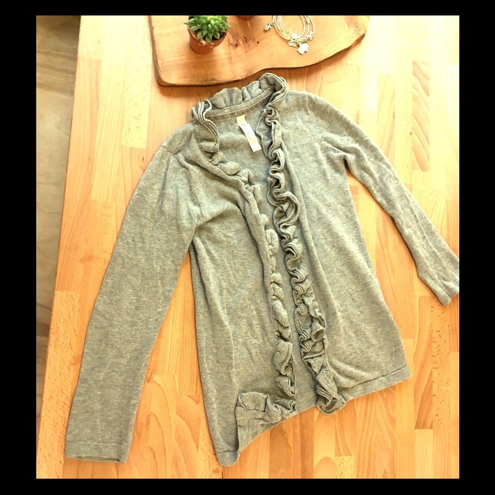 Girls open front cardigan