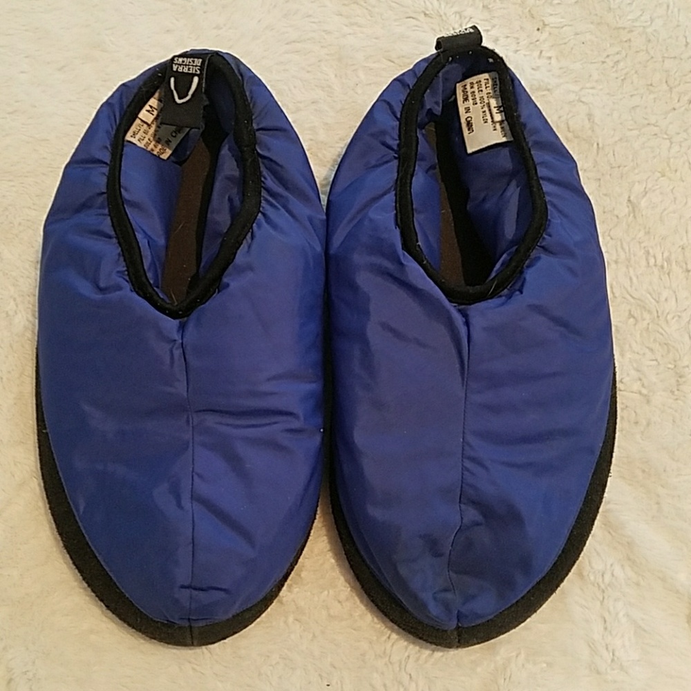 Down slippers