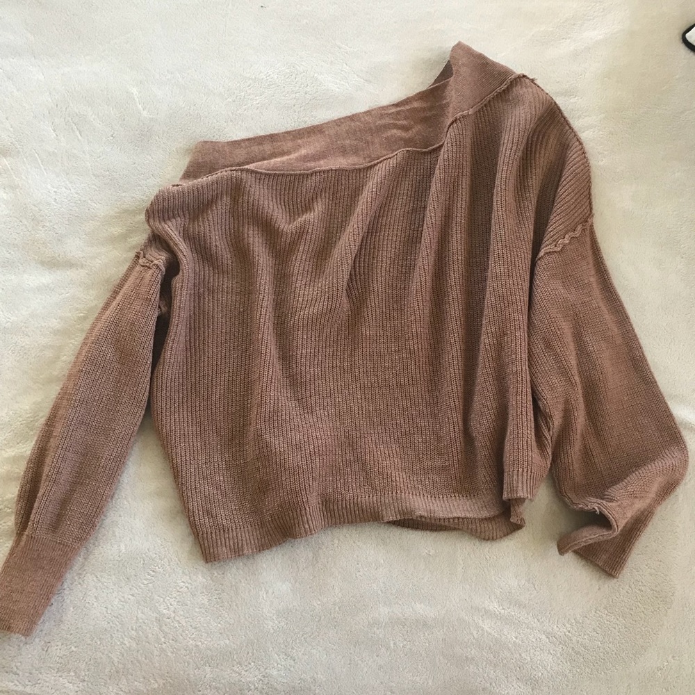 Free People off shoulder sweater