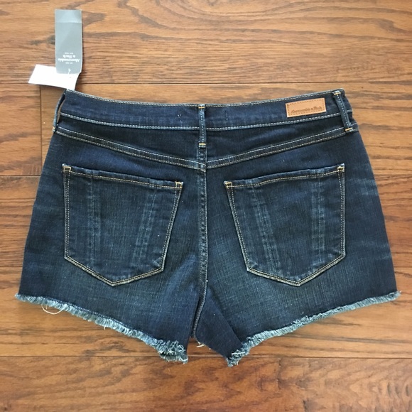 Abercrombie & Fitch High Waisted Denim Shorts - Picture 2 of 4