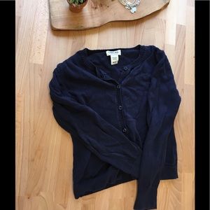 Girls button down cardigan.