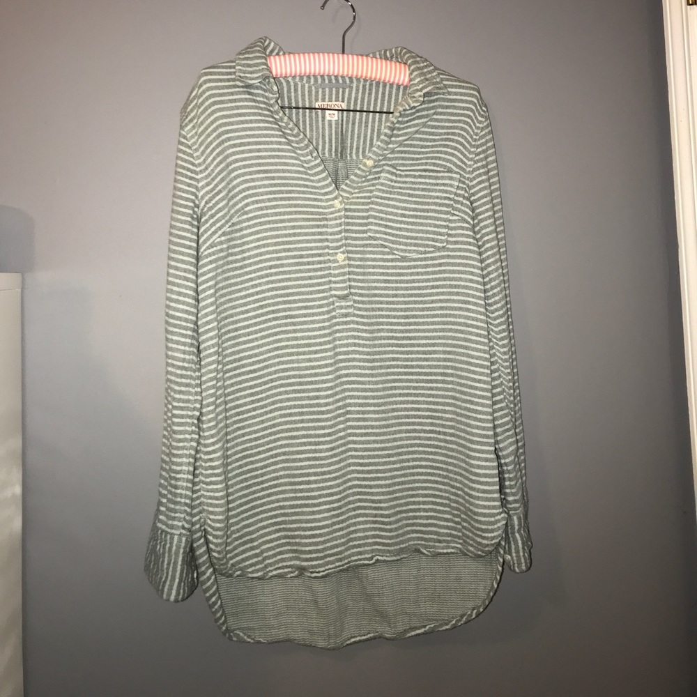 Merona half button shirt.