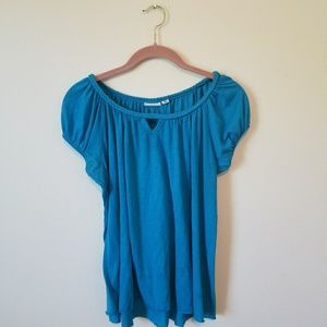 Flowy Blue Blouse
