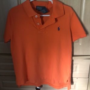 Polo by Ralph Lauren Orange/blue shirt - like new
