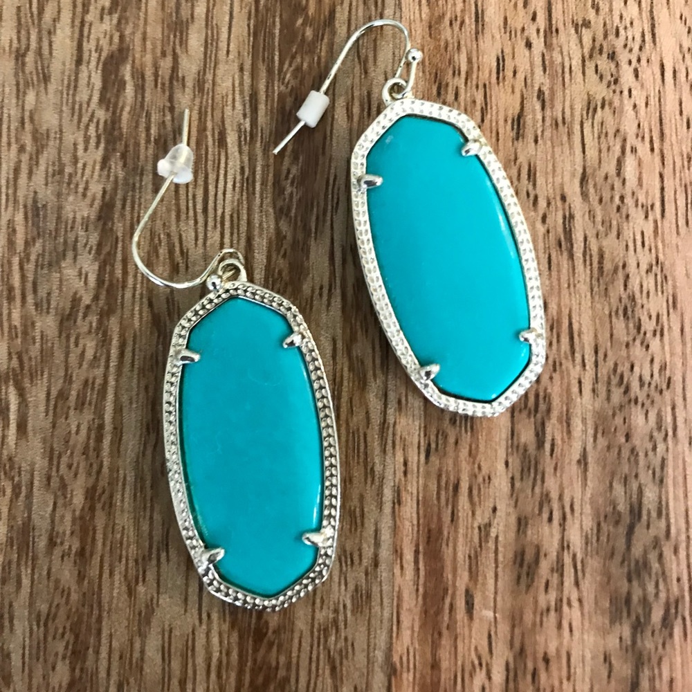 Kendra Scott Elle earrings TEAL turquoise