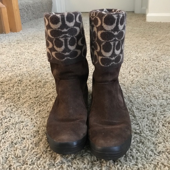 Authentic suede Coach boots - Great condition - Picture 3 of 7