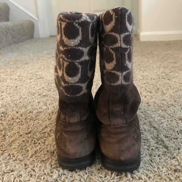 Authentic suede Coach boots - Great condition - Picture 4 of 7
