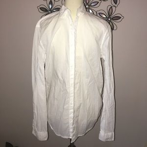 H&M White Mens Dress Shirt.