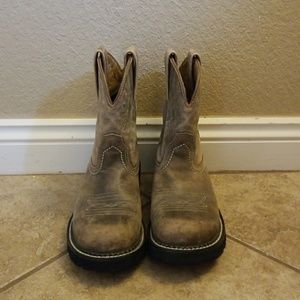 Ariat 4LR Women's FatBaby brown boots size 8B