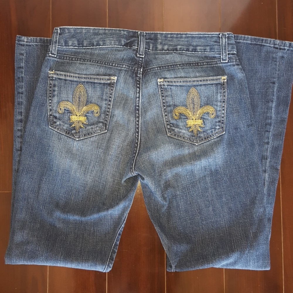 GAP jeans with Fleur De Lis