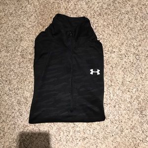 Under armpit 3/4  zip.