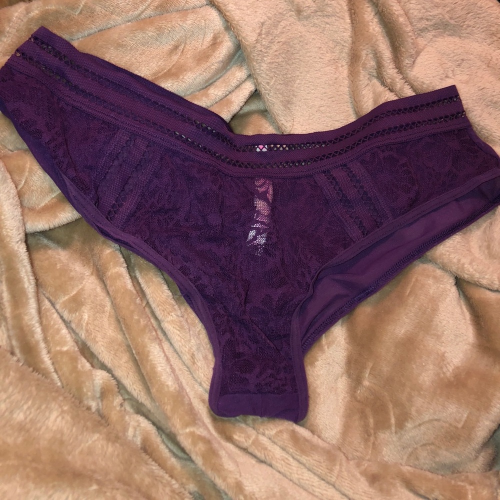 Sheer lace PINK panties