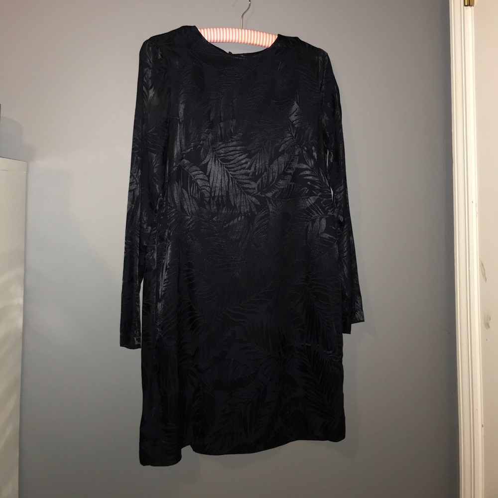 Navy and black dress