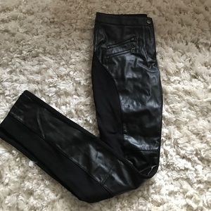 BCBG Maxazria Faux Leather Leggings