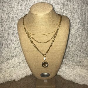 Origami Owl Gold Multi Layered Chain