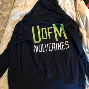 University of Michigan VS Pink Zip-up