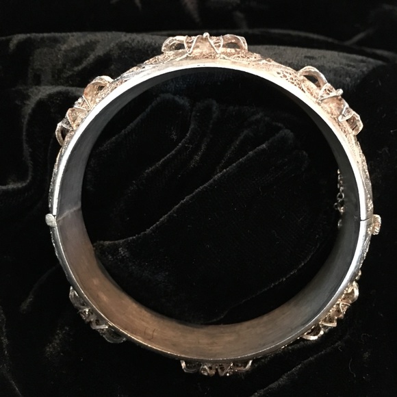 EXQUISITE VINTAGE TAXCO STERLING SILVER BRACELET - Picture 6 of 6