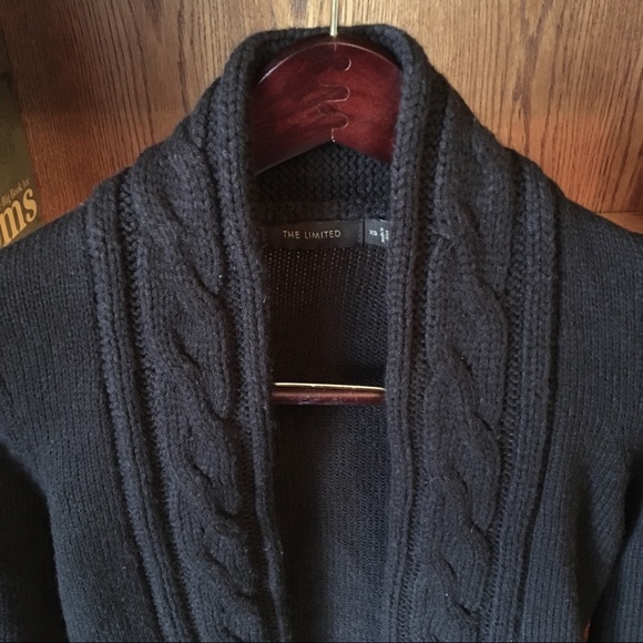 The Limited Sweaters - Donated The Limited Black Cable Knit