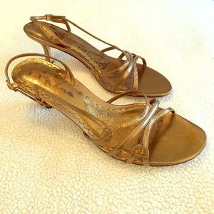 Nina Gelsi Slingback Strappy Heel