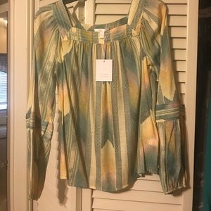 LC Lauren Conrad Peasant Top NWT!!!