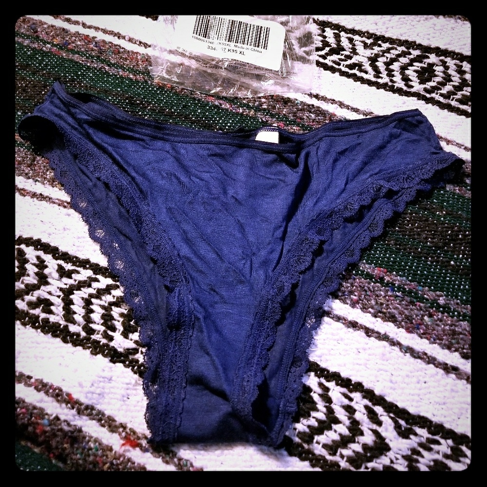 New baby blue cheeky panty
