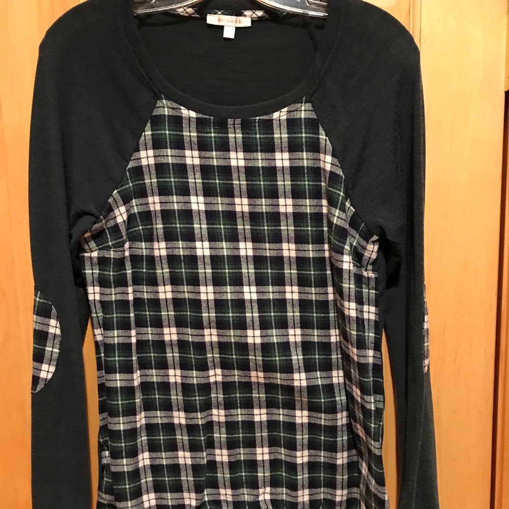 Flannel Long Sleeve Tee