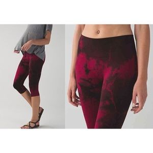 Lululemon Flow Crop Tie Dye