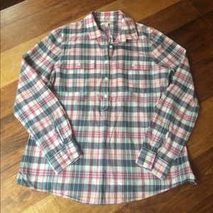 Madewell plaid popover