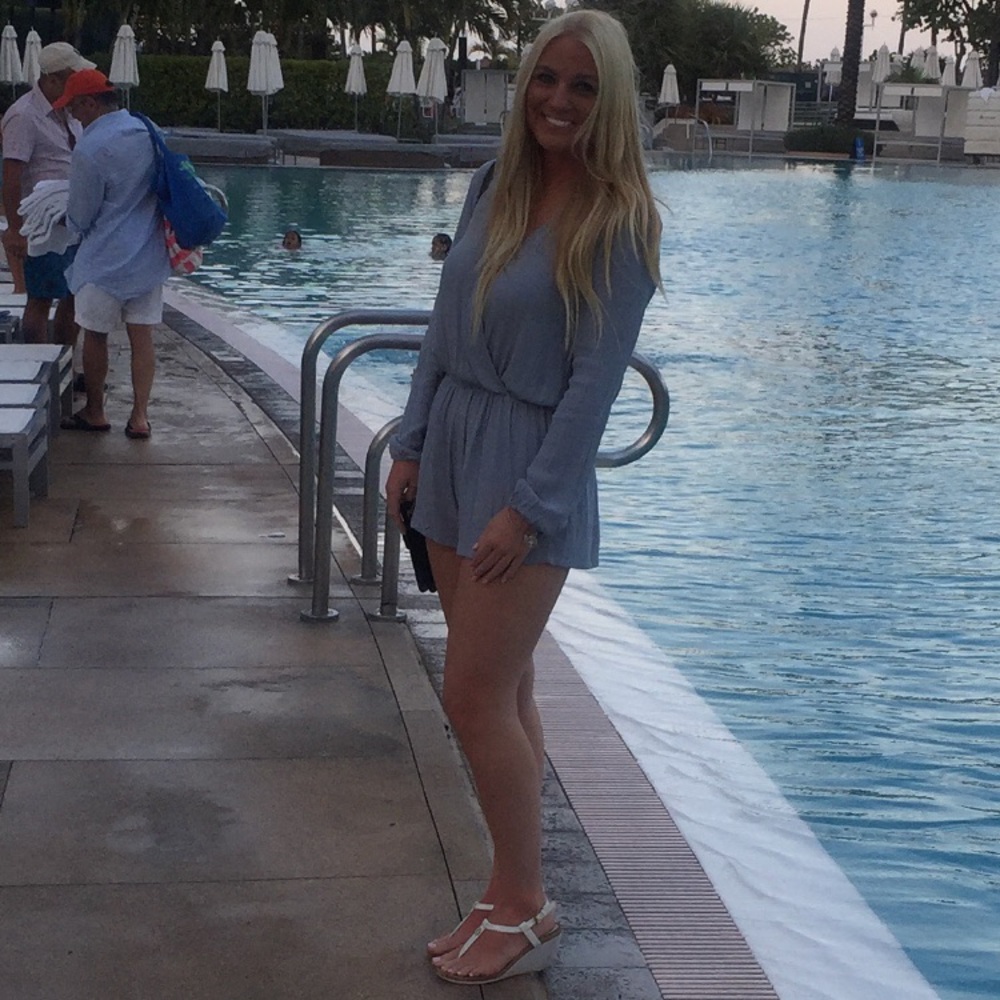 Baby Blue Romper