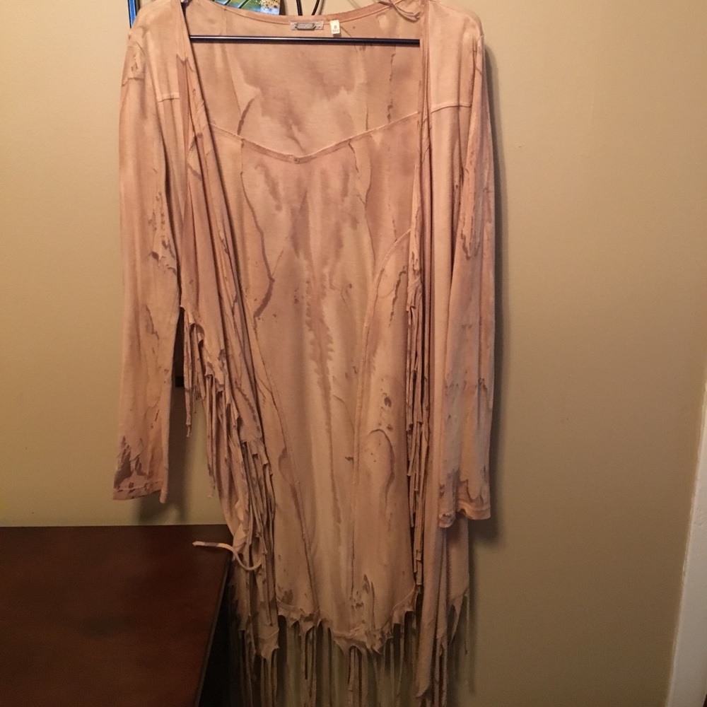 Fringe cardigan