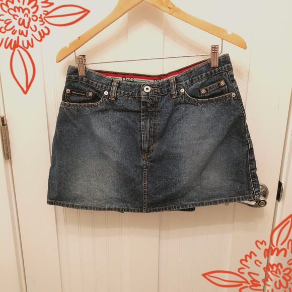 dolce gabbana denim skirt