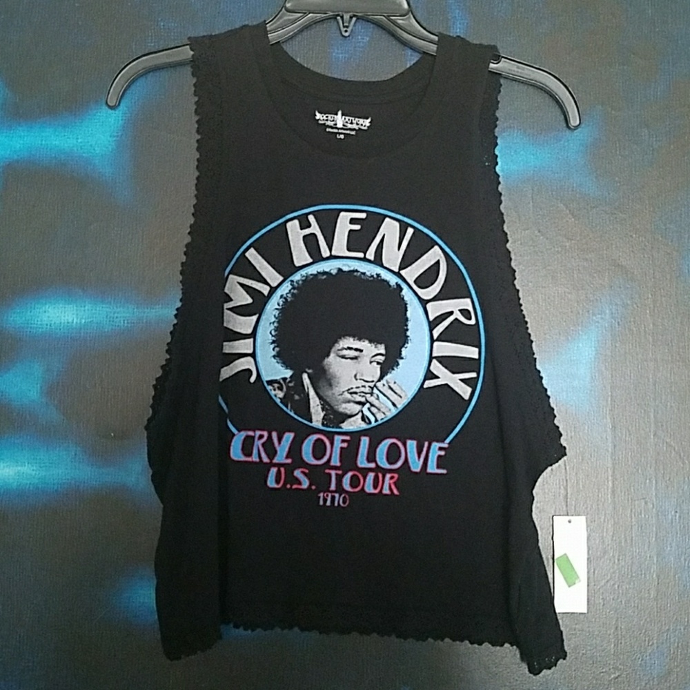 JIMI Hendrix 🎸1970 Cry Of Love Tour🌌 NWT Tank,