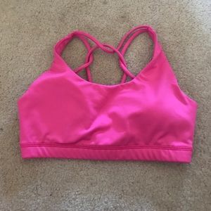 Pink sm Hollister sports bra. NWOT