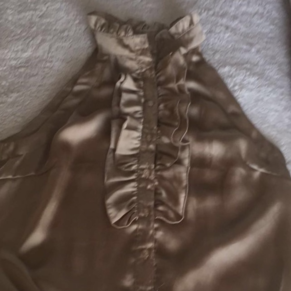 Ruffle Detail Blouse *** Never Worn