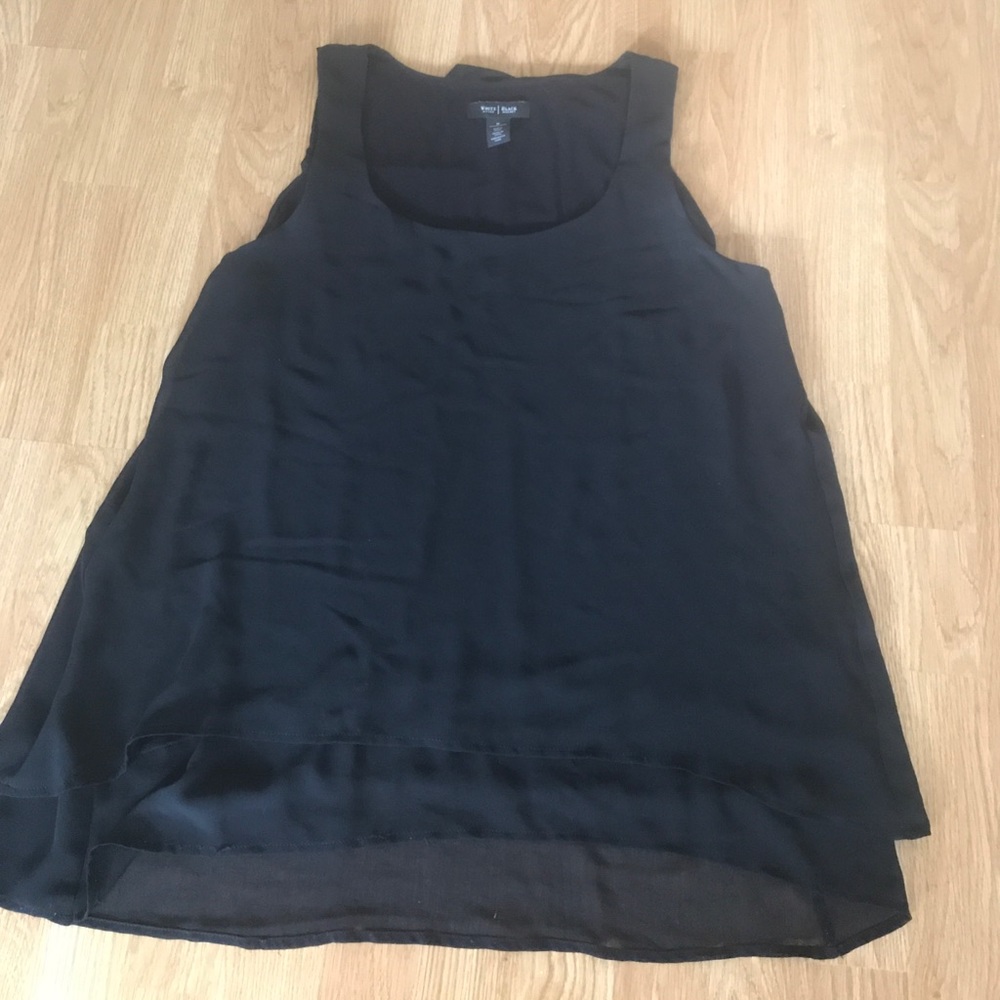 Black Split Back Top - image 1