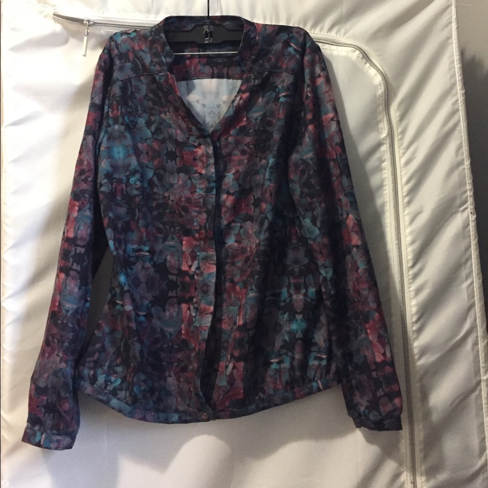 SKUNKFUNK Satin Silk Blouse